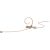 DPA 4166-OC-F-F00-ME d:fine™ CORE 4166 Slim Omni Flex Earset Mic, 90 mm Boom, Beige, MicroDot