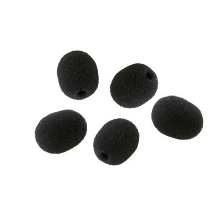 Radius Lavalier Mic Foam Windshields Black, Pack of 5